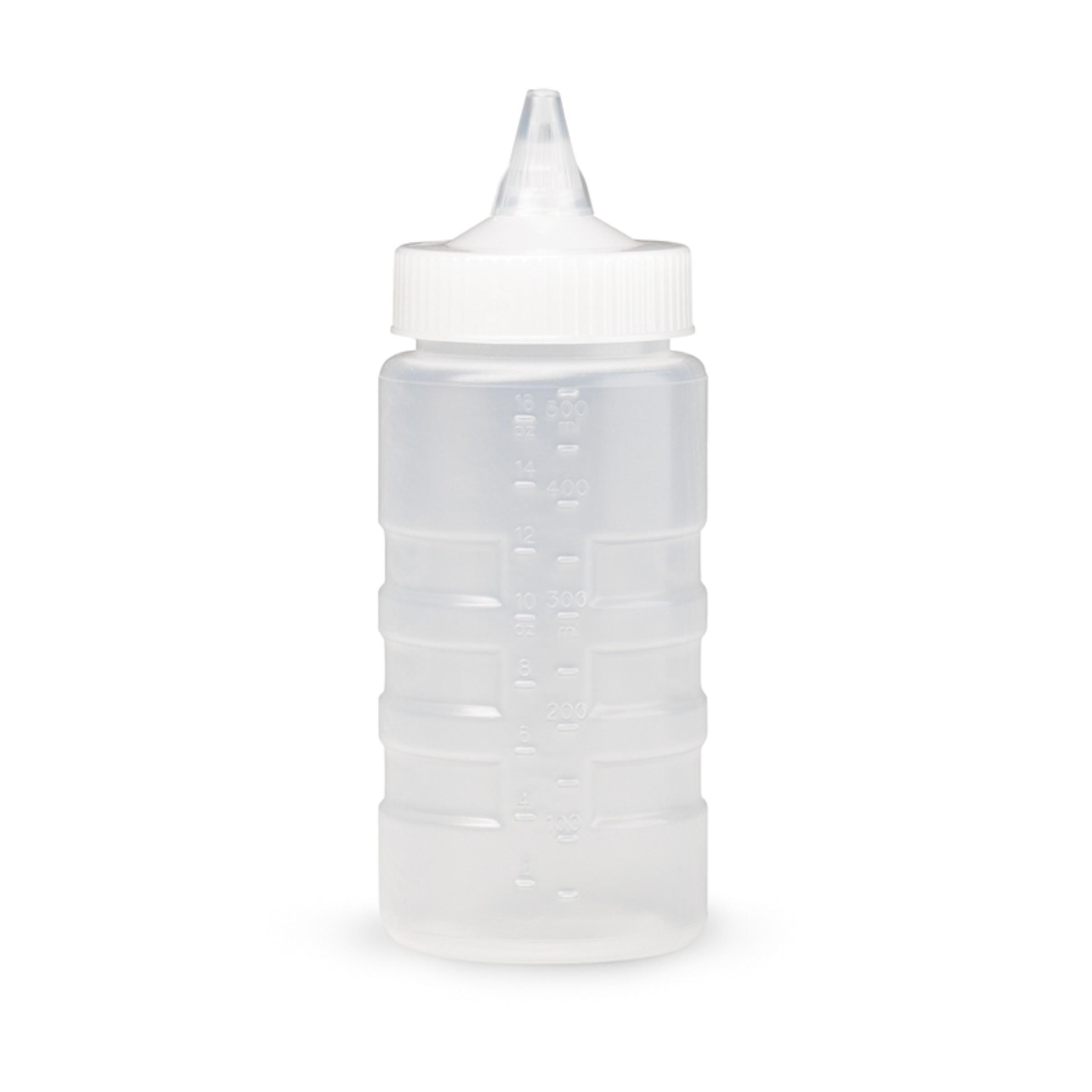 Traex® Garlic Bottle 16 OZ 2.937X2.937X7.25 IN PE Clear Squeeze 12/Case