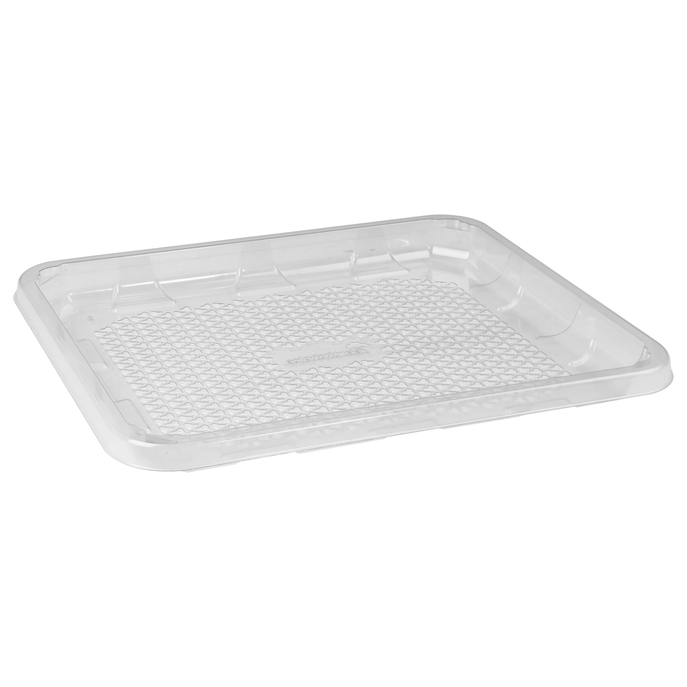 9D Tray 11.94X9.94X1.09 IN RPET Clear 200/Case