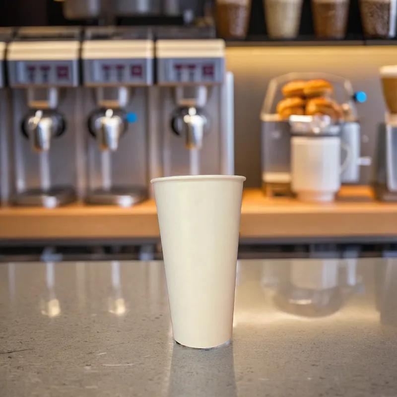 Cold Cup 22 OZ Paper White 1000/Case