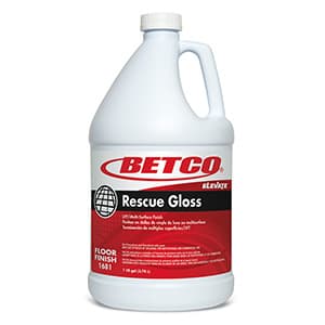Rescue Mild Scent Floor Finish 1 GAL RTU Liquid Gloss 4/Case