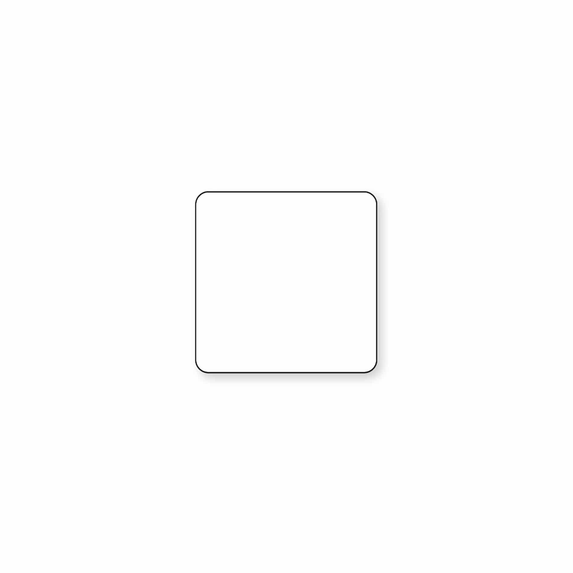 DateCodeGenie® Blank Label 2X4 IN Permanent 250CT 4 Count/Pack 1000 Count/Case