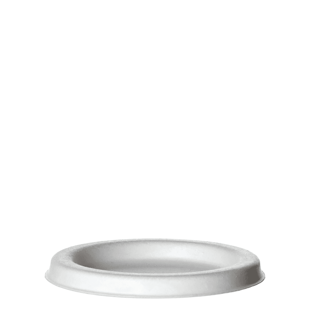 Vanguard® Lid Sugarcane Bamboo For 4 OZ For 4 OZ Portion Cups Grease Resistant Cut Resistant 1800/Case