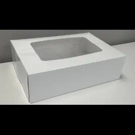 1/4 Sheet Cake Box 14X10X14 IN Paperboard White Plain With Window 100/Case