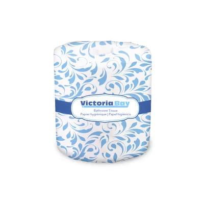Victoria Bay Toilet Paper & Tissue Roll 4X3.1 IN 2PLY Virgin Paper White 400 Sheets/Roll 96 Rolls/Case