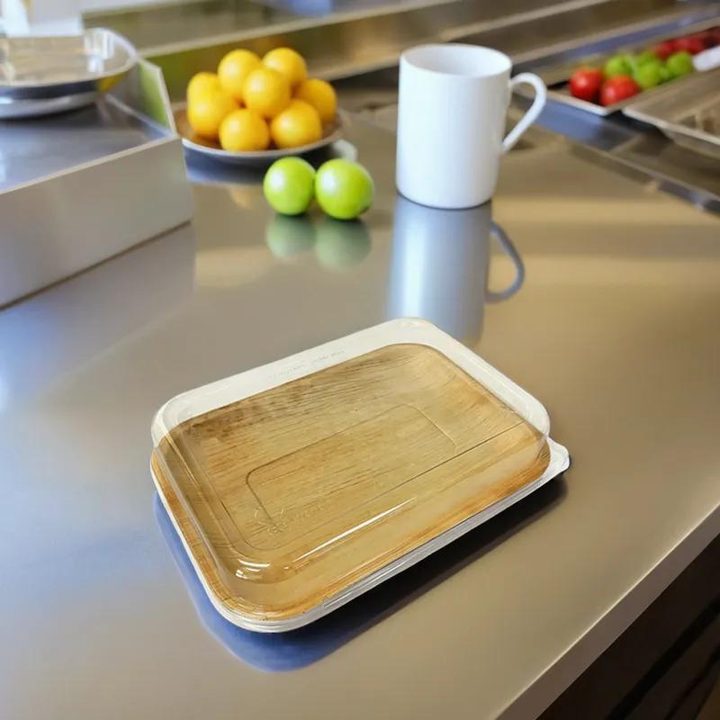 Serving Tray Base & Lid Combo 7X11 IN PET PLA 50/Case