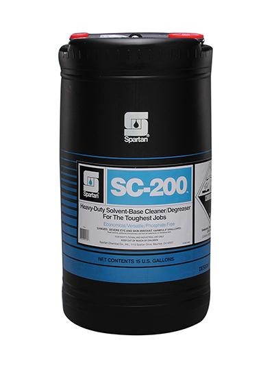 SC-200 Cleaner & Degreaser 15 GAL Multi Surface Heavy Duty Alkaline Liquid 1/Drum