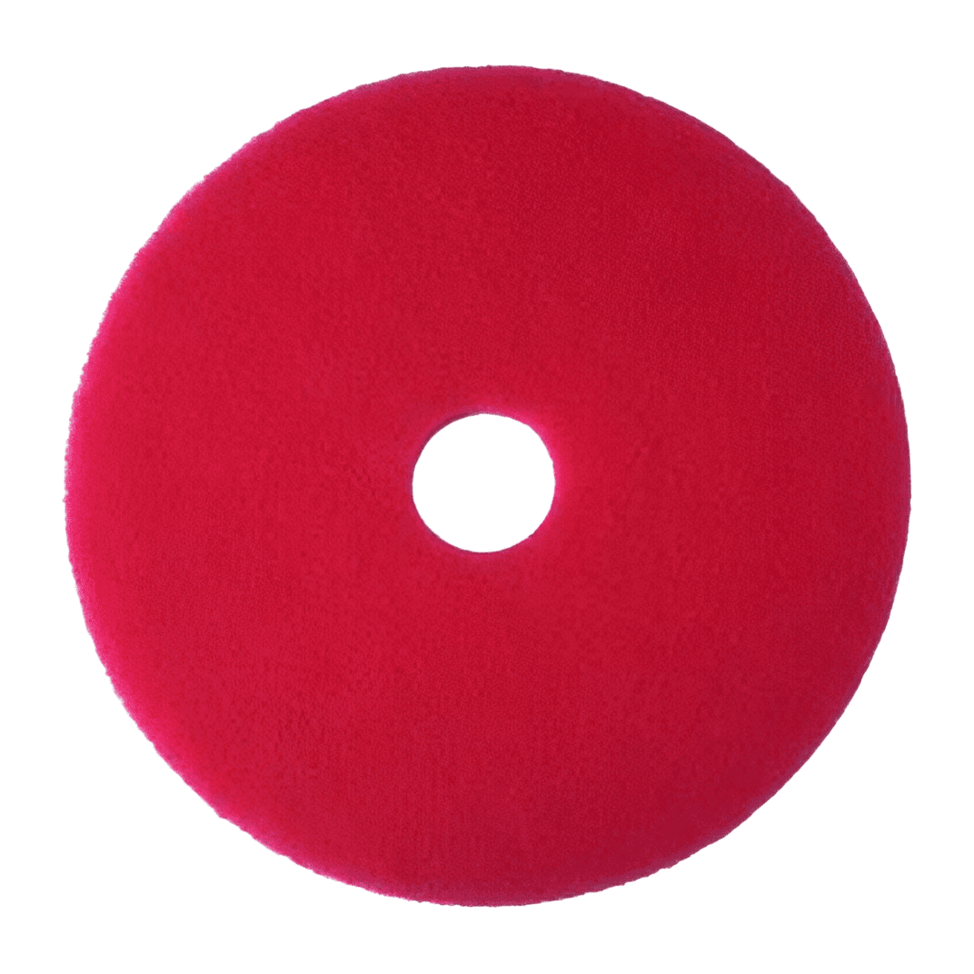 Victoria Bay Buffing Pad 15 IN Red 5/Case