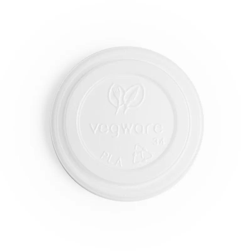 Lid Dome PLA Round For 4 OZ Hot Cup 2000/Case