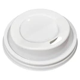 Victoria Bay Lid Dome PS White For 4 OZ Hot Cup Sip Through Travel 50 Count/Pack 20 Packs/Case 1000 Count/Case