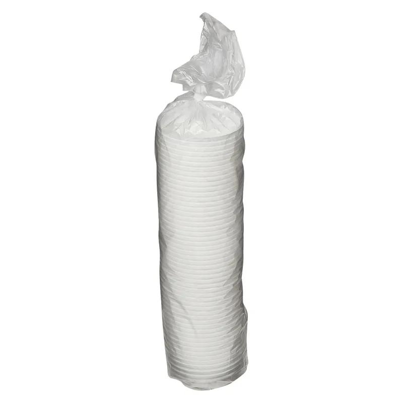 Victoria Bay Lid Dome PS White For 4 OZ Hot Cup Sip Through Travel 50 Count/Pack 20 Packs/Case 1000 Count/Case