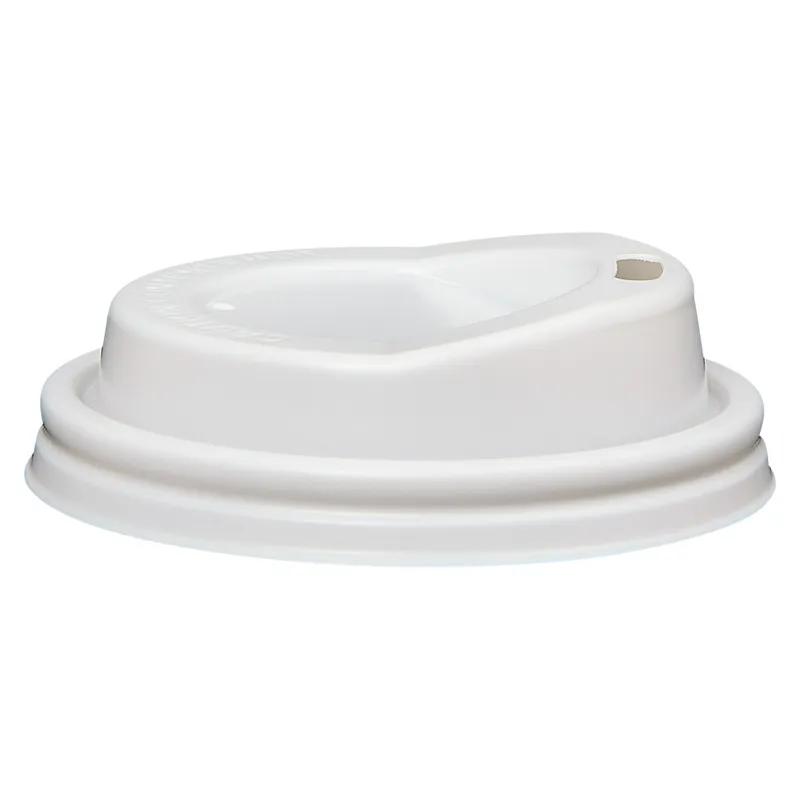 Victoria Bay Lid Dome PS White For 4 OZ Hot Cup Sip Through Travel 50 Count/Pack 20 Packs/Case 1000 Count/Case