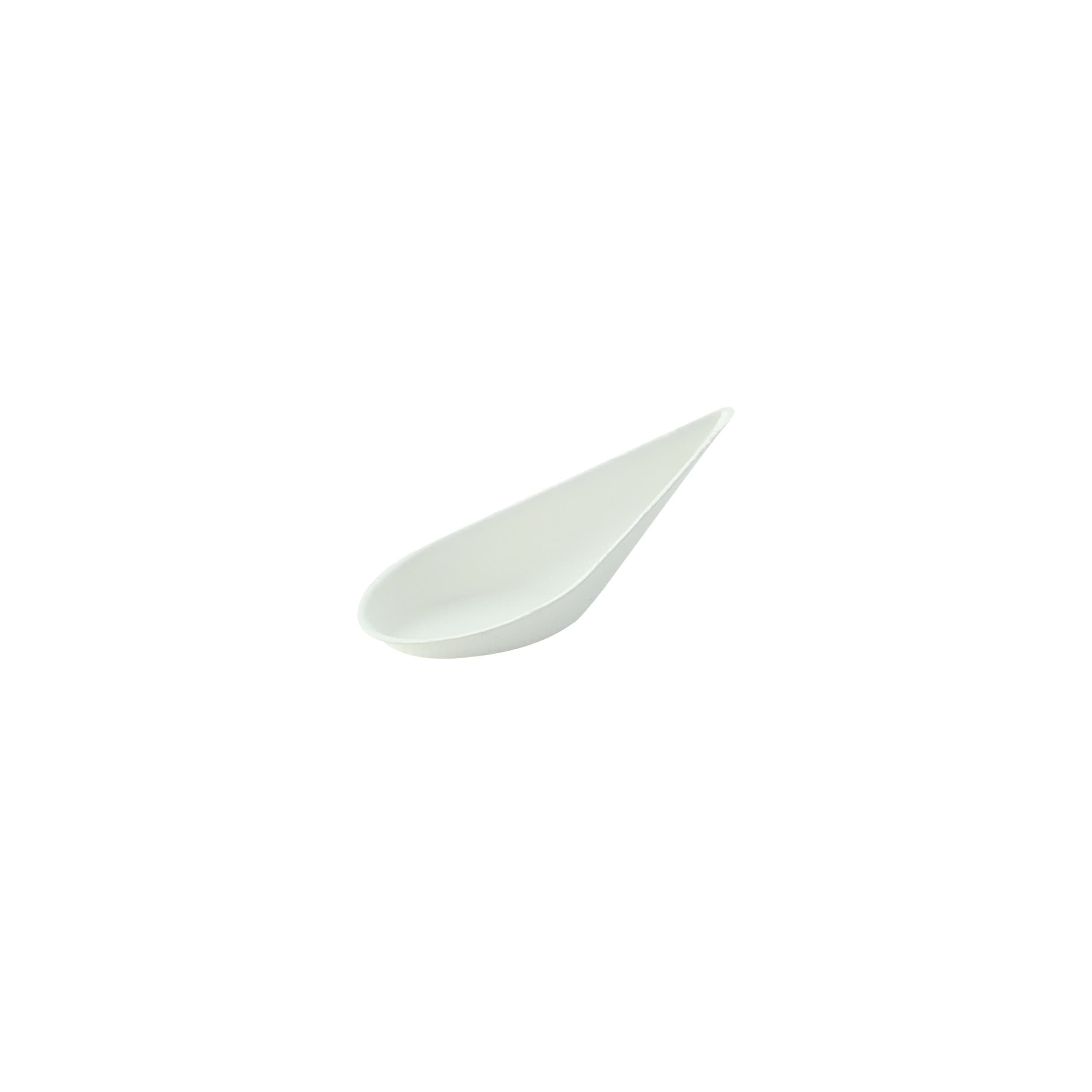 Spoon 4X1.5X1.15 IN Sugarcane White 50 Count/Pack 6 Packs/Case 300 Count/Case