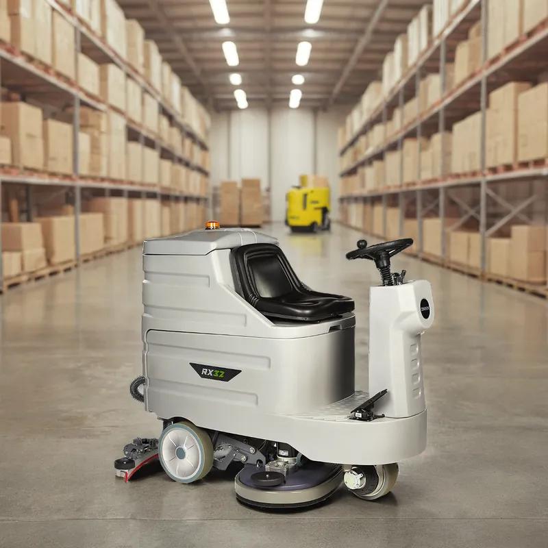 Floor Scrubber 32IN Ride-On AGM No-Maintenance Gel Battery 1/Each