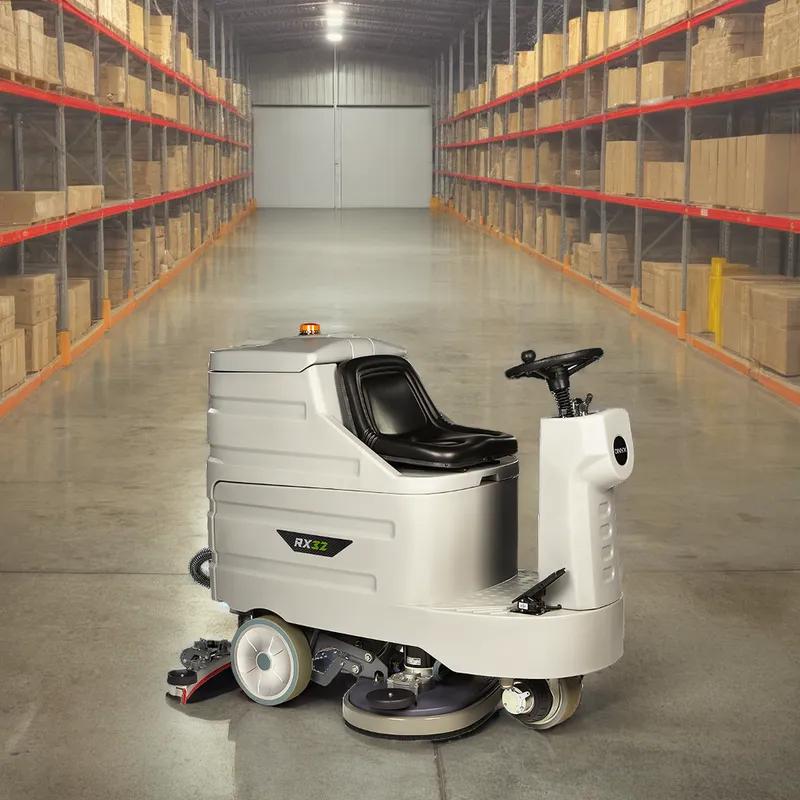 Floor Scrubber 32IN Ride-On AGM No-Maintenance Gel Battery 1/Each