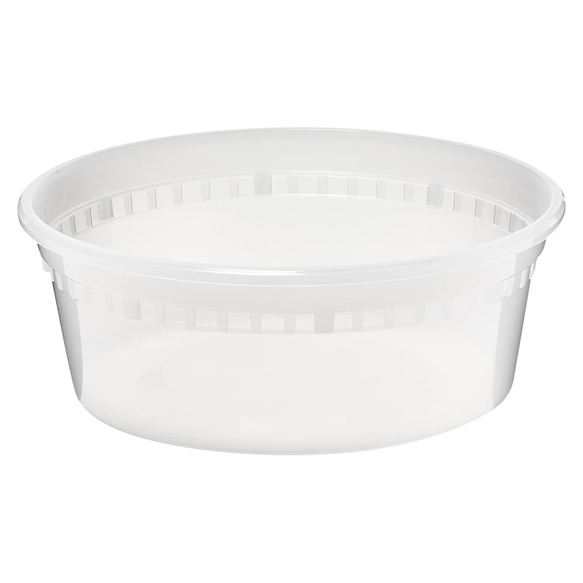 Victoria Bay Deli Container Base 8 OZ PP Clear Round Heavy Duty 480/Case
