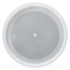 Victoria Bay Lid Flat 4.5 IN PP Clear Round Heavy Duty For 8-32 OZ Deli Container Recessed 480/Case