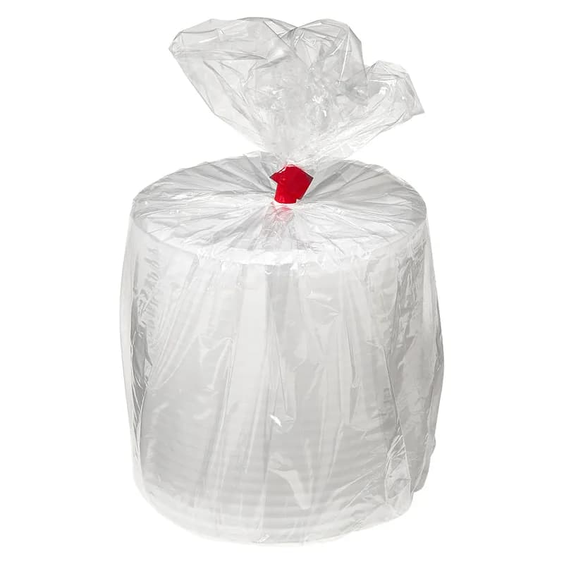 Victoria Bay Lid Flat 4.5 IN PP Clear Round Heavy Duty For 8-32 OZ Deli Container Recessed 480/Case