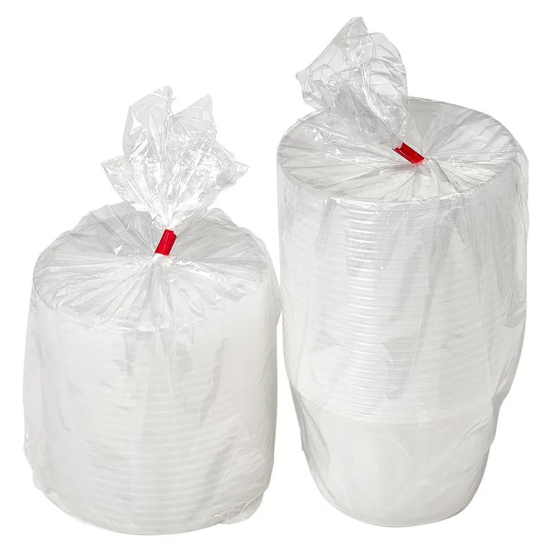 Victoria Bay Deli Container Base & Lid Combo 16 OZ PP Clear Round Heavy Duty 240/Case