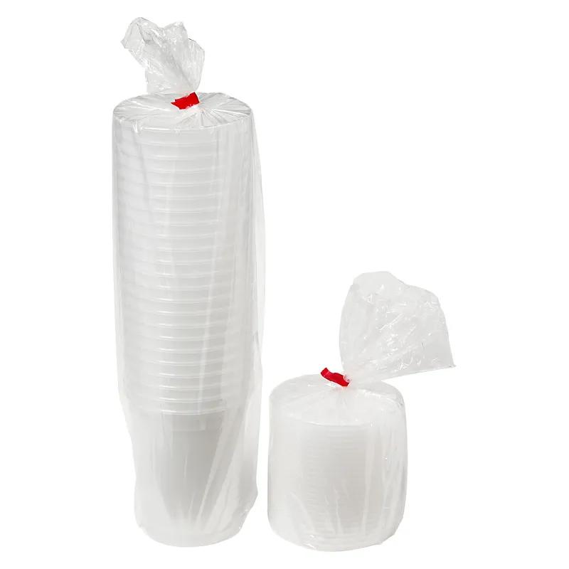 Victoria Bay Deli Container Base & Lid Combo 32 OZ PP Clear Round Heavy Duty 240/Case