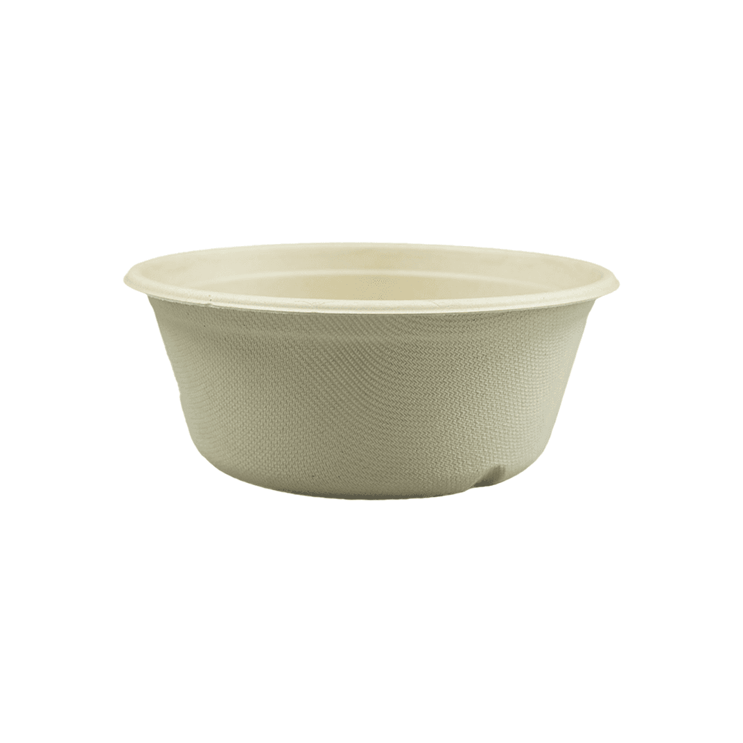 Victoria Bay Bowl 16 OZ Sugarcane Natural Round Microwave Safe Freezer Safe 500/Case