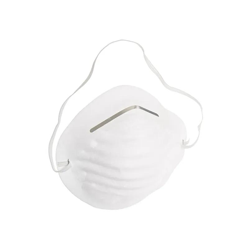 Safety Zone® Dust Mask White Cone Elastic Ear Loop 50 Count/Box 20 Box/Case