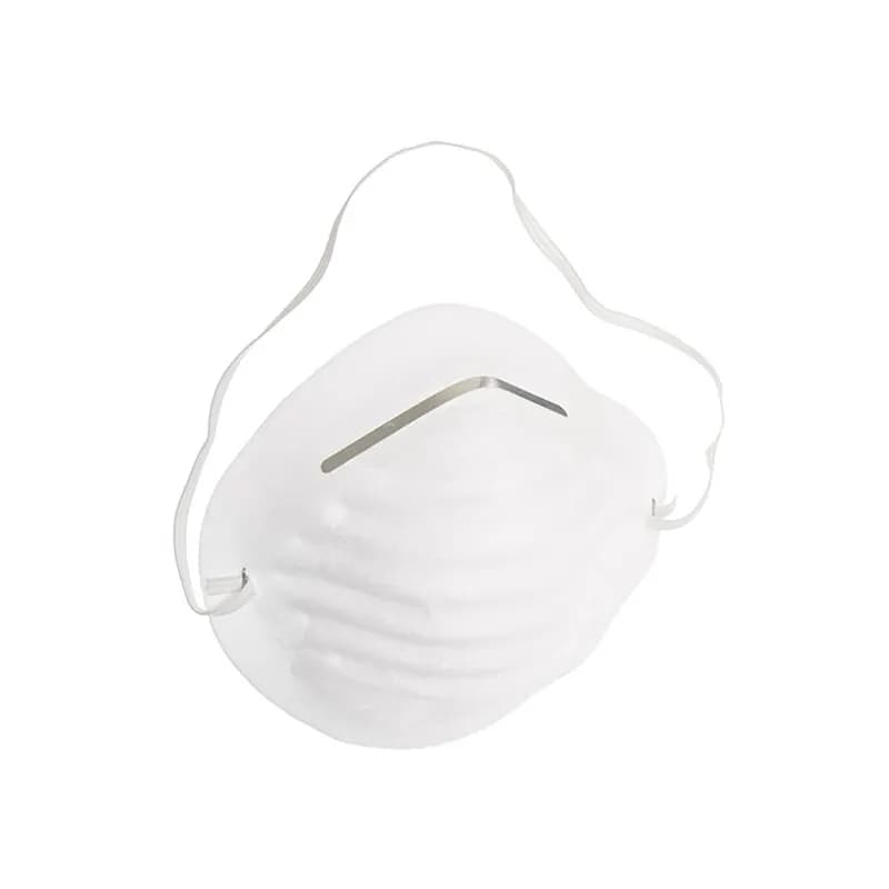 Safety Zone® Dust Mask White Cone Elastic Ear Loop 50 Count/Box 20 Box/Case