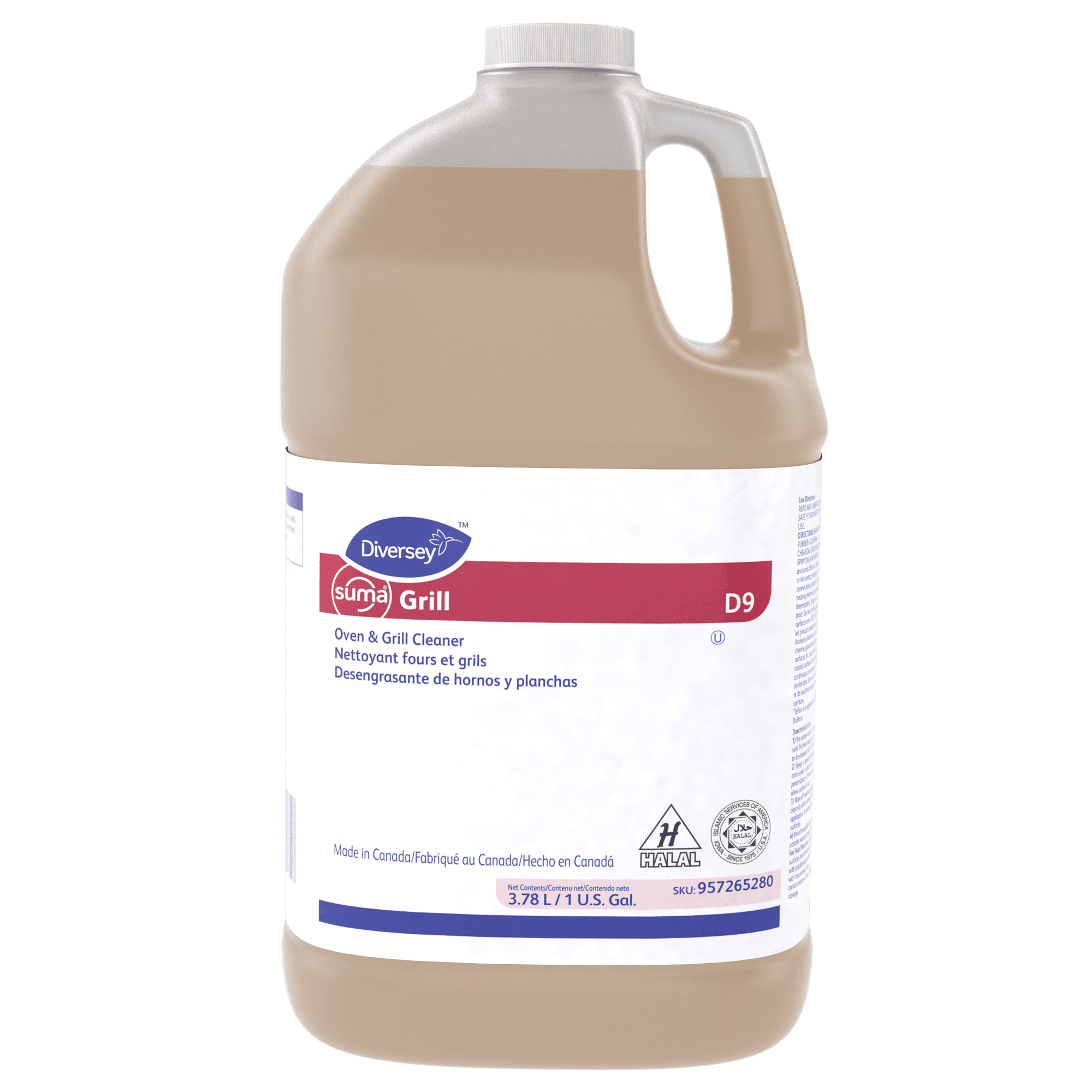 Suma® D9 Oven & Grill Cleaner 1 GAL Liquid RTU Kosher 4/Case