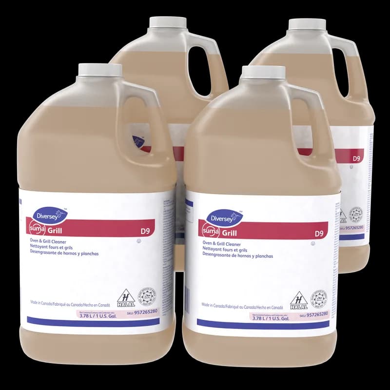 Suma® D9 Oven & Grill Cleaner 1 GAL Liquid RTU Kosher 4/Case
