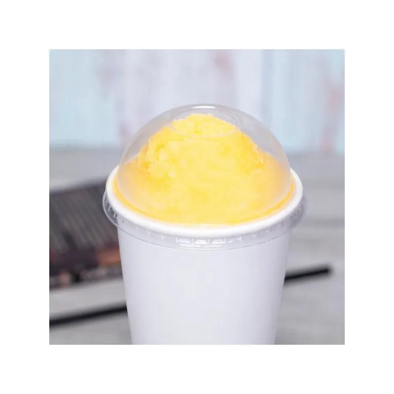 Karat® Lid Dome 90MM PET For 12-22 OZ Cold Cup With Hole 1000/Case