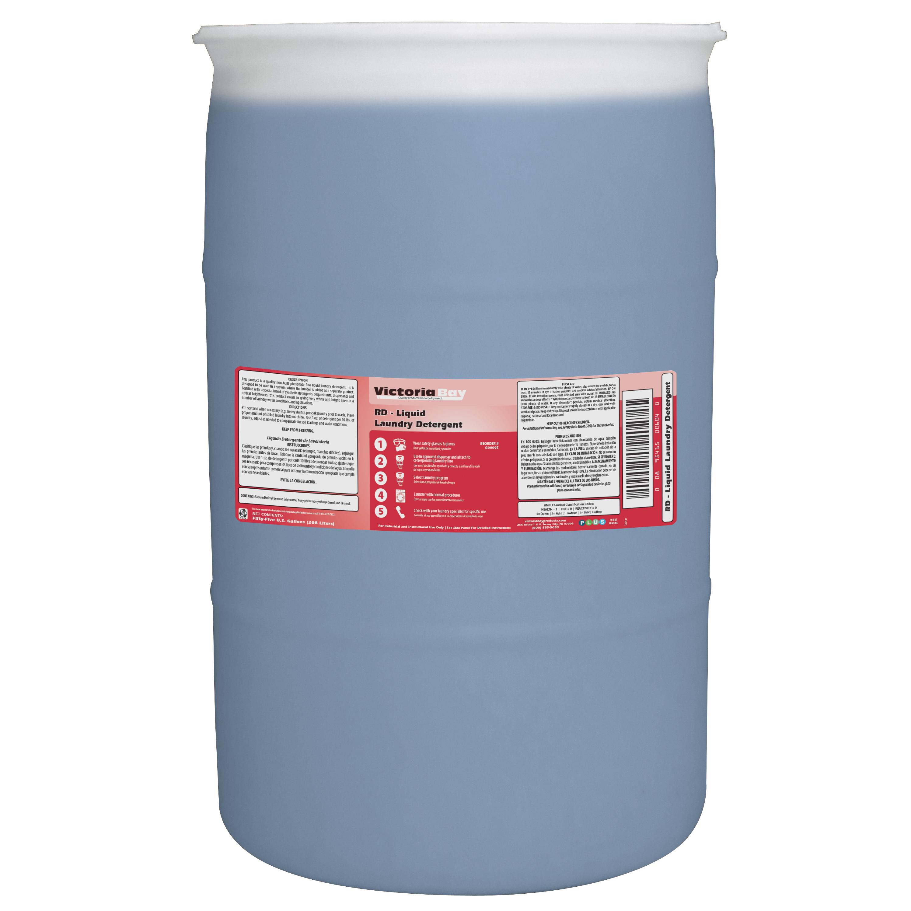 Victoria Bay RD - Liquid Laundry Detergent 55 GAL 1/Drum
