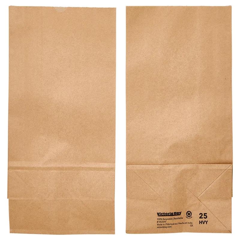 Victoria Bay Bag 25 LB Paper 50# Heavyweight Kraft 400/Bundle