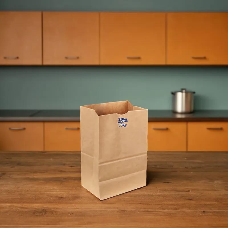 Victoria Bay Bag 20 LB Paper 57# Extra Heavy Kraft Squat 400/Bundle