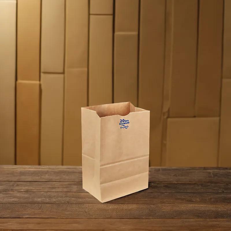 Victoria Bay Bag 20 LB Paper 57# Extra Heavy Kraft Squat 400/Bundle