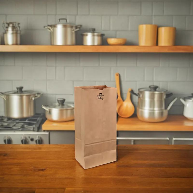 Victoria Bay Bag 25 LB Paper 57# Extra Heavy Kraft 400/Bundle