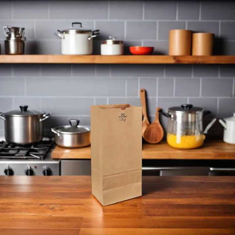 Victoria Bay Bag 25 LB Paper 57# Extra Heavy Kraft 400/Bundle