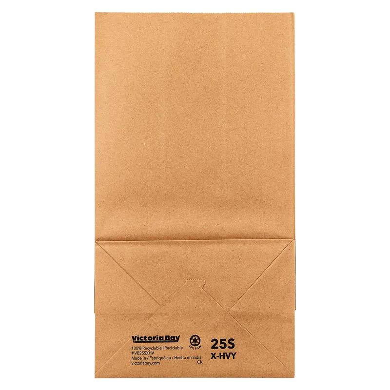 Victoria Bay Bag 25 LB Paper 57# Extra Heavy Kraft Squat 400/Bundle