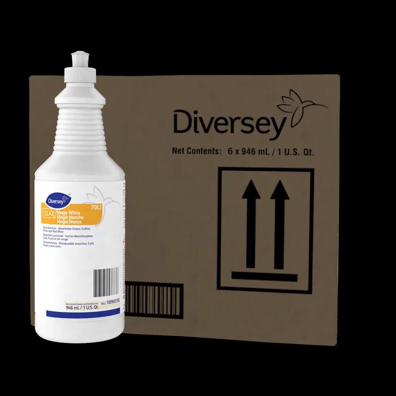 Clax® Magic White Reclaim Whiteness Enhancer Laundry Stain Remover 32 OZ Liquid RTU 6/Case