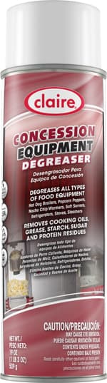 Claire Floral Concession Equipment Degreaser 19 FLOZ Multi Surface Aerosol 12/Case