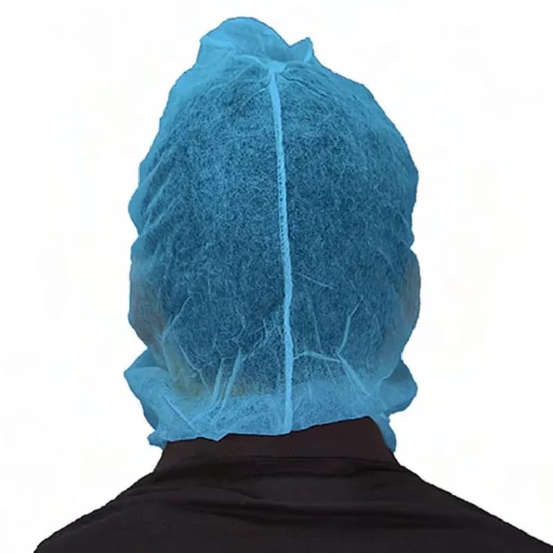 PolyLite® Beard Cover Hood OS Blue Lightweight PP 100 Count/Box 10 Box/Case 1000 Count/Case