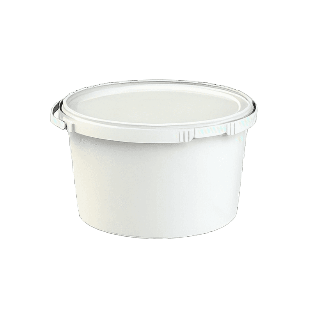 Deli Container Base 48 OZ PP White Round 342/Case