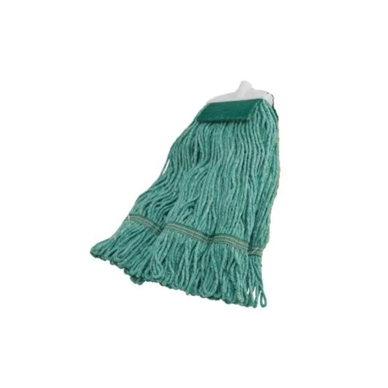 Grease-Beater Mop Green Loop End 1/Each