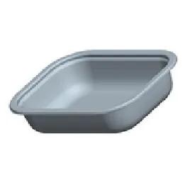 Take-Out Container 17 OZ 6.5X5X1.5 IN CPET Rectangle Bulk 2990/Case