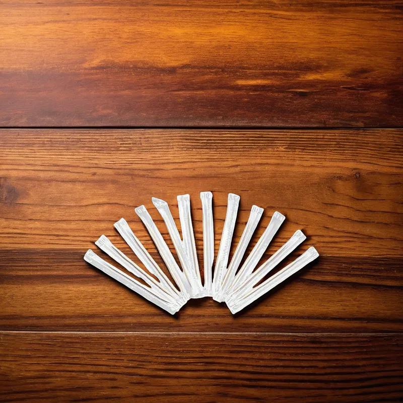 Poly King® Toothpick Mint Wrapped 1000 Count/Pack 10 Packs/Case