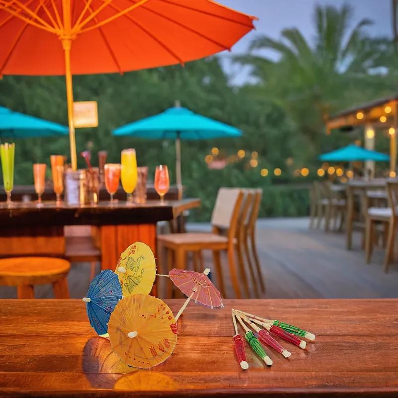 Poly King® Parasol Pick 144 Count/Pack 10 Packs/Case