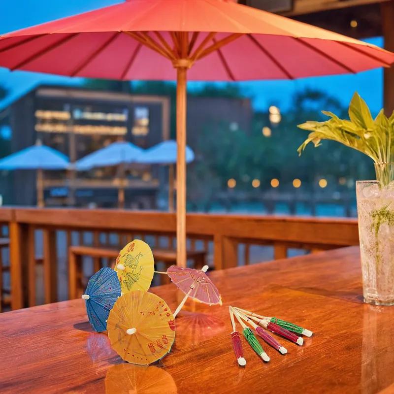 Poly King® Parasol Pick 144 Count/Pack 10 Packs/Case