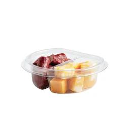 Crystal Seal® Take-Out Container Insert 2 Compartment PET Clear 1600/Case