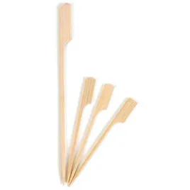 Poly King® Paddle Pick 3.5 IN Bamboo 50 Count/Pack 20 Packs/Case 1000 Count/Case