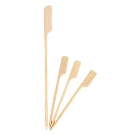 Poly King® Paddle Pick 3.5 IN Bamboo 50 Count/Pack 20 Packs/Case 1000 Count/Case