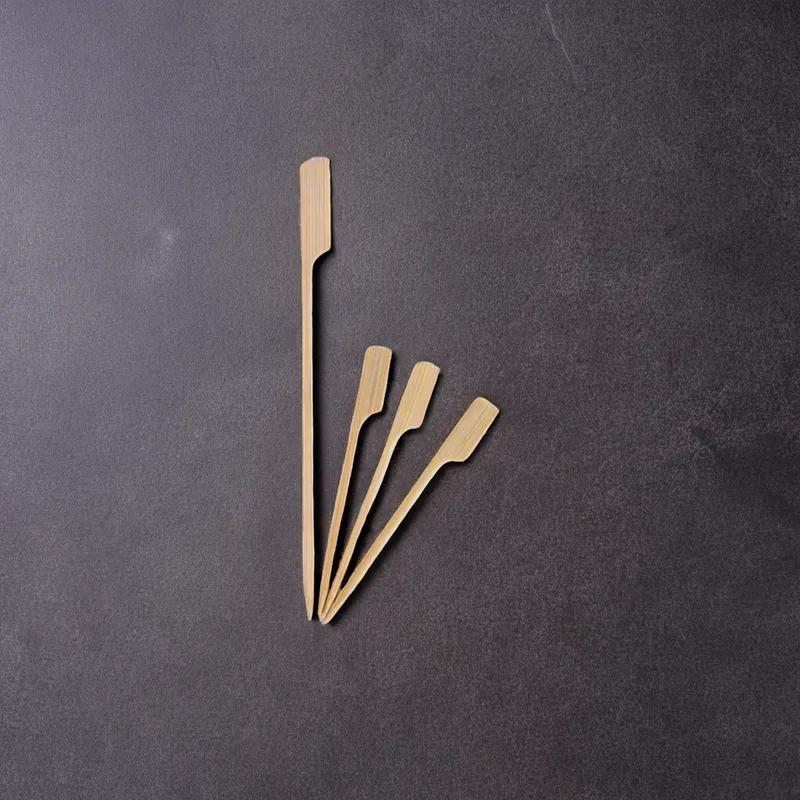 Poly King® Paddle Pick 3.5 IN Bamboo 50 Count/Pack 20 Packs/Case 1000 Count/Case