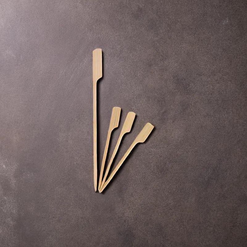 Poly King® Paddle Pick 3.5 IN Bamboo 50 Count/Pack 20 Packs/Case 1000 Count/Case